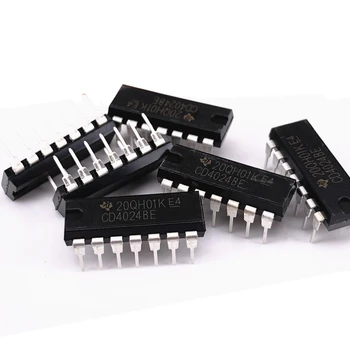 (10 adet) CD4024BE DIP-14 CD4024 DIP14 4024BE DIP CMOS dalgalanma-taşıma ikili sayacı/bölücüler