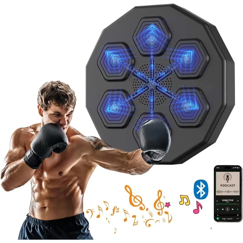 New Smart Focus Agility Training Digital Boxing For Adults Wall Target Smart Punching Training Music Boxing Machine