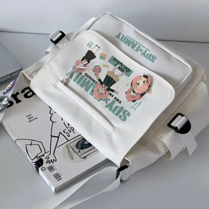 Anime Spy X Family Single Shoulder Crossbody Bag Large Capacity Aniya Two-Dimensional Elementary Middle School Students Boys A