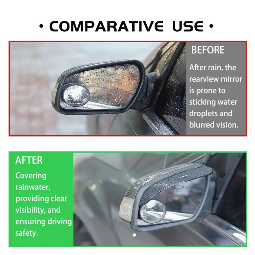 For BYD Equation Leopard 5 Leopard 8 Titanium 7 5 3 Carbon Fiber Car Rearview Mirror Rain Eyebrow Shields Cover Car Accessories
