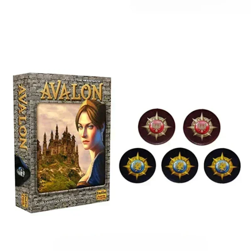 New Board Game Resistance Avalon Family Interactive Full English Board Game Card Children\'s Educational Toys