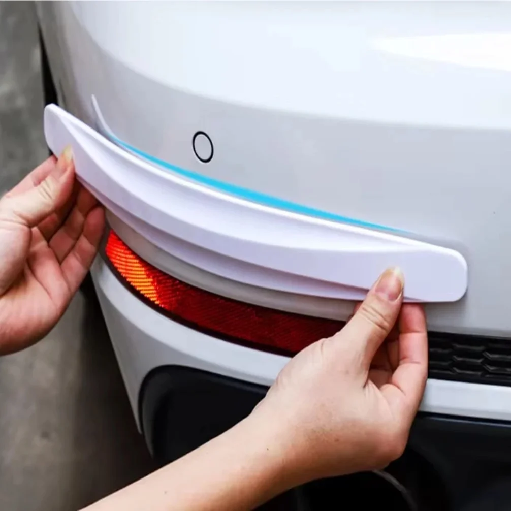 2pcs Car Bumper Protector Strip Guard Corner Protection Strips Scratch Protector Crash Anti Collision Auto Accessories