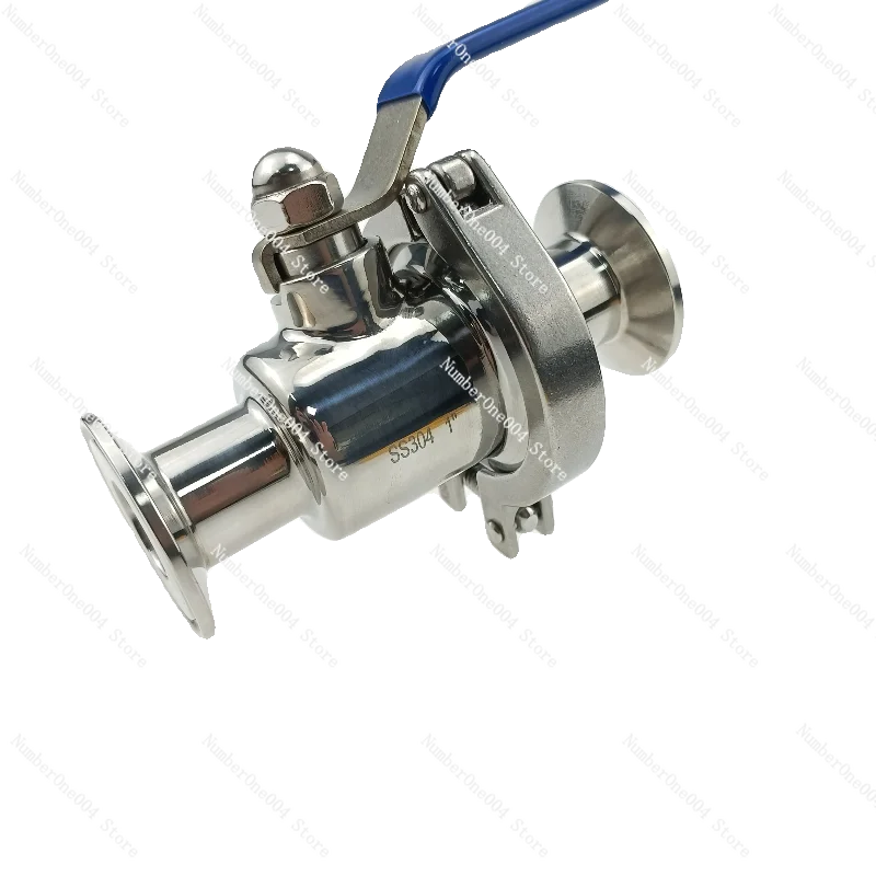 304/316 stainless steel non retention ball valve, quick installation ball valve, no water accumulation at beer discharge outlet