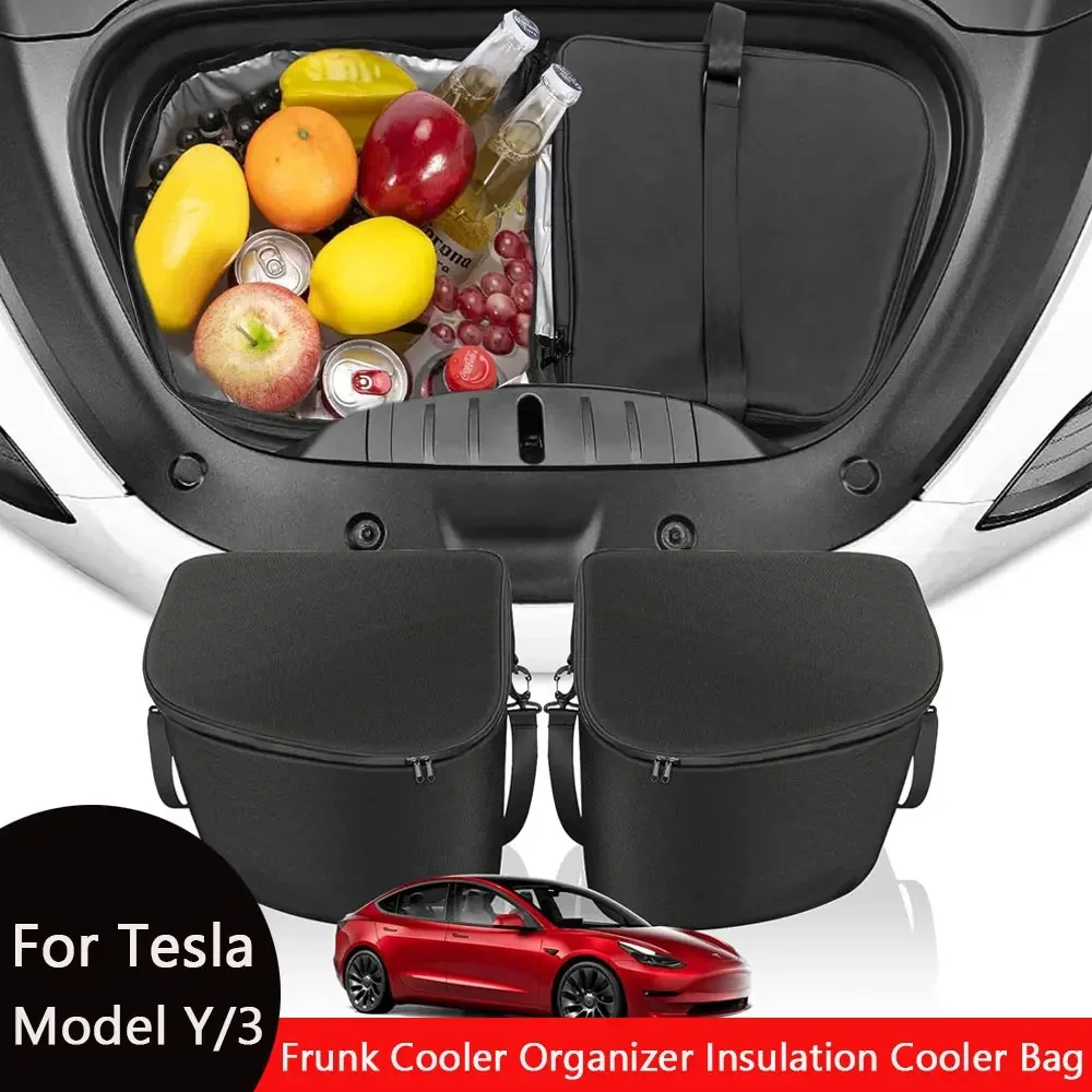 High ground jelly cooler tissue insulation bag and front trunk storage insulation cooler bag for Tesla Model Y 3