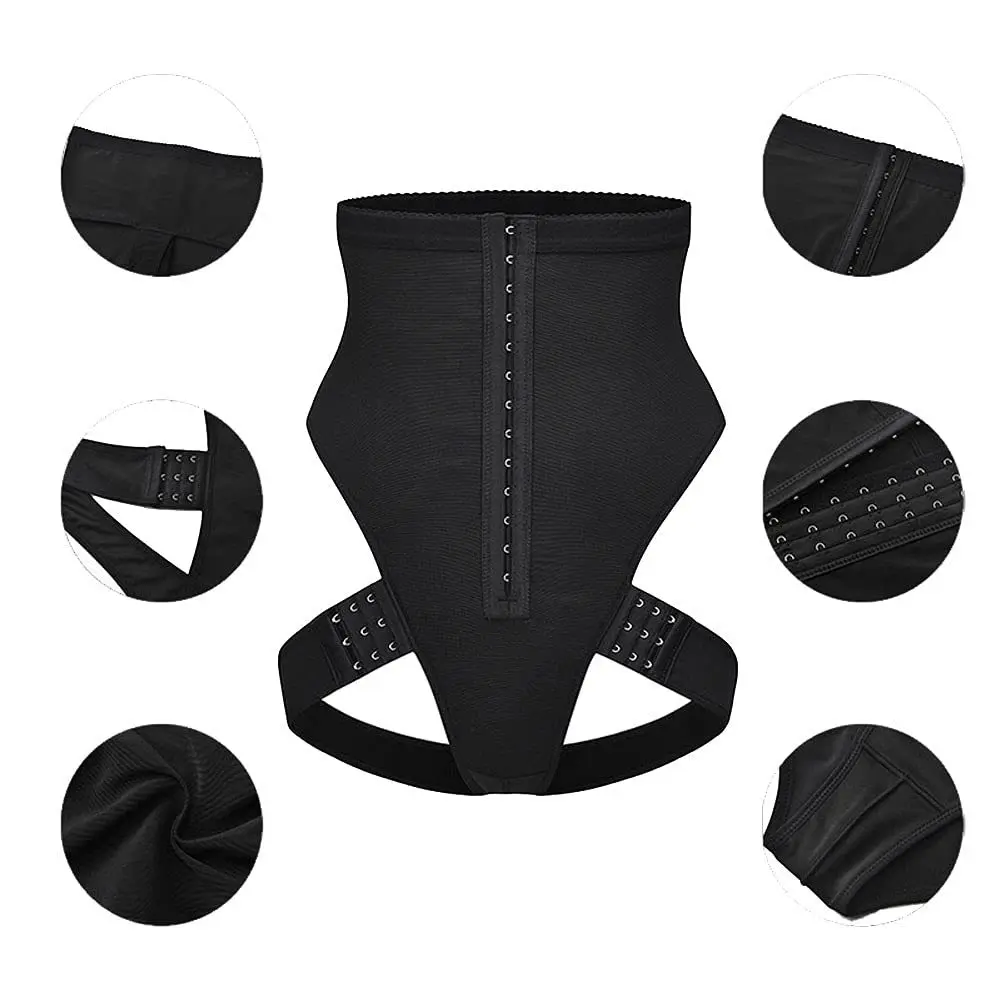 Waist Trainer Women Butt Lifter Body Shaper Shapewear Fajas Colombianas Tummy Control Corset Push Up Panties Hip Enhancer Hooks