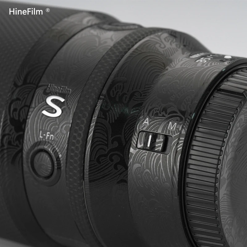 Hinefilm pele para nikkor z 35 1.2 lente decalque pele para nikon z 35mm f/1.2 s lente envoltório capa z35f1.2s adesivo 35 f1.2 s lente pele