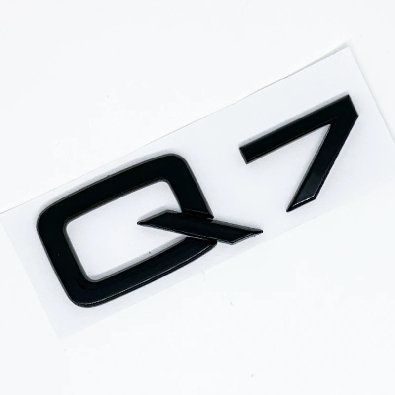 ABS-Zahlen Buchstaben Q2 Q3 Q4 Q5 Q6 Q7 Q8 30 35 40 45 50 55 TDI TFSI 2.0T Emblem für Auto Kotflügel Kofferraum hinten Logo Aufkleber – Detail 5