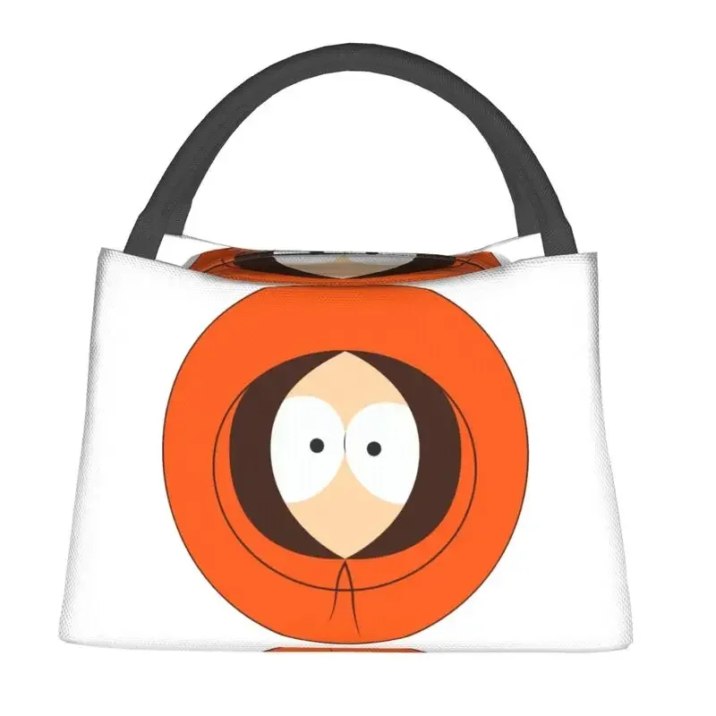 Kenny Face Cartoon Animation Anime SouthPark Insulated Lunch Bags Women Waterproof Cooler Thermal Bento Box Office Picnic Travel