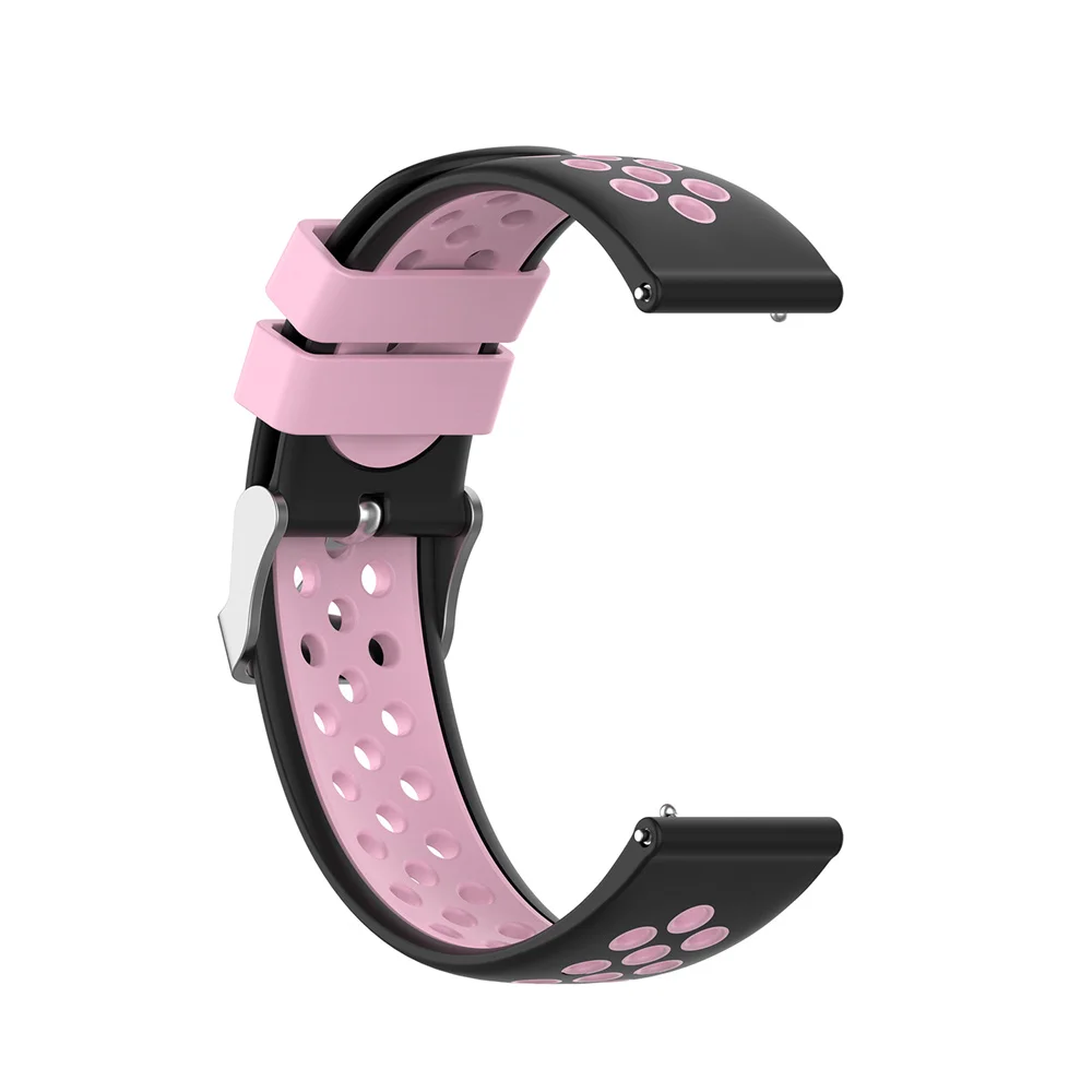 Sport Silicone Watchband 18mm For Realme Band 2 Strap and Clasp Smart Watch Band
