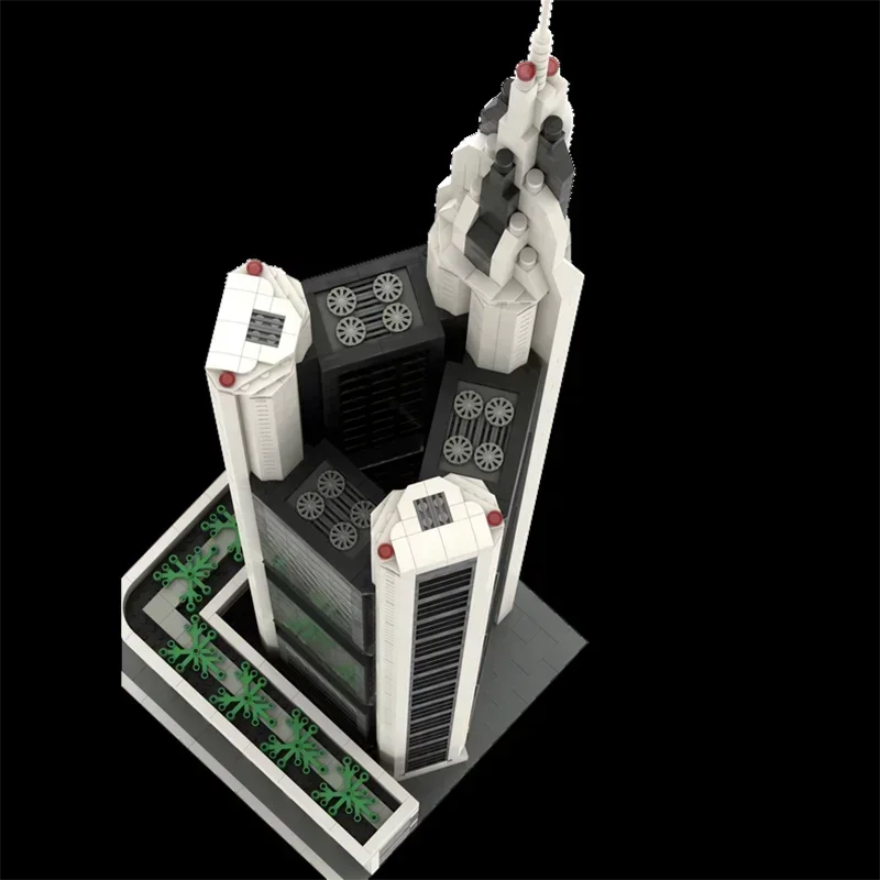 Blocs de construction Moc Urban Street View, tour océanique et tour AVN, technologie modulaire, cadeau de noël, jouet, ensembles de bricolage, assemblage