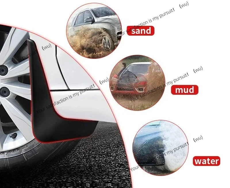 For GWM Wey 07 Lanshan Blue Mountain 2023 - 2027 Mud Flaps Fender Cover Flares Splash Guard Cover Exterior Accessories