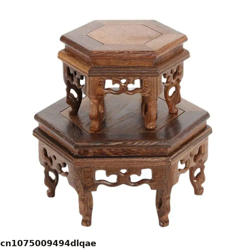 حامل عرض خشبي عتيق طبيعي نموذج صغير حامل عرض الحرف اليدوية حامل عرض مبخرة زهور ديكور بونساي