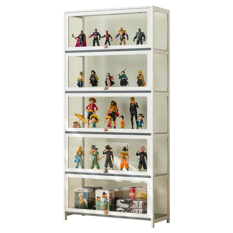 

POP MART Display Cabinet Blind Box Shelf Storage Shelf Figure Wall Lego Standing Brand Transparent Arrangement Cabinet Acrylic