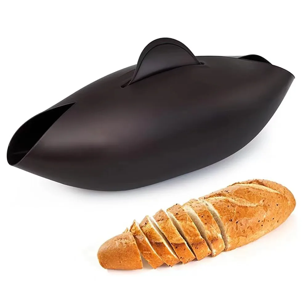 מכונת לחם טוסטר סיליקון מולטיפונקציונלית, קערת קיפול ניידת לאפיית לחם, קערת דגים מבושלת ניידת, כלי אפייה לבית