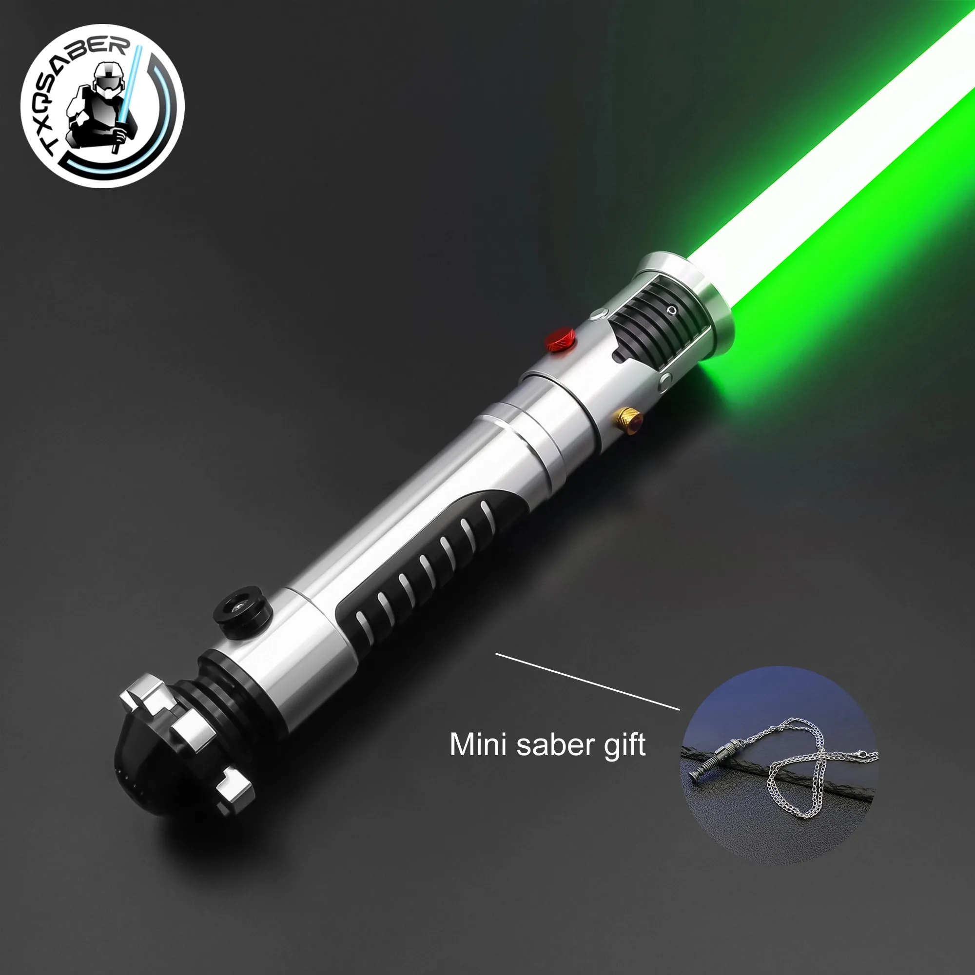 TXQ OBI-wan EP1 Lightsaber SNV4 Proffie Smooth Swing Metal NEO Saber JEDI Force NEO SABER Light 12Color 27Sounds Skywalker