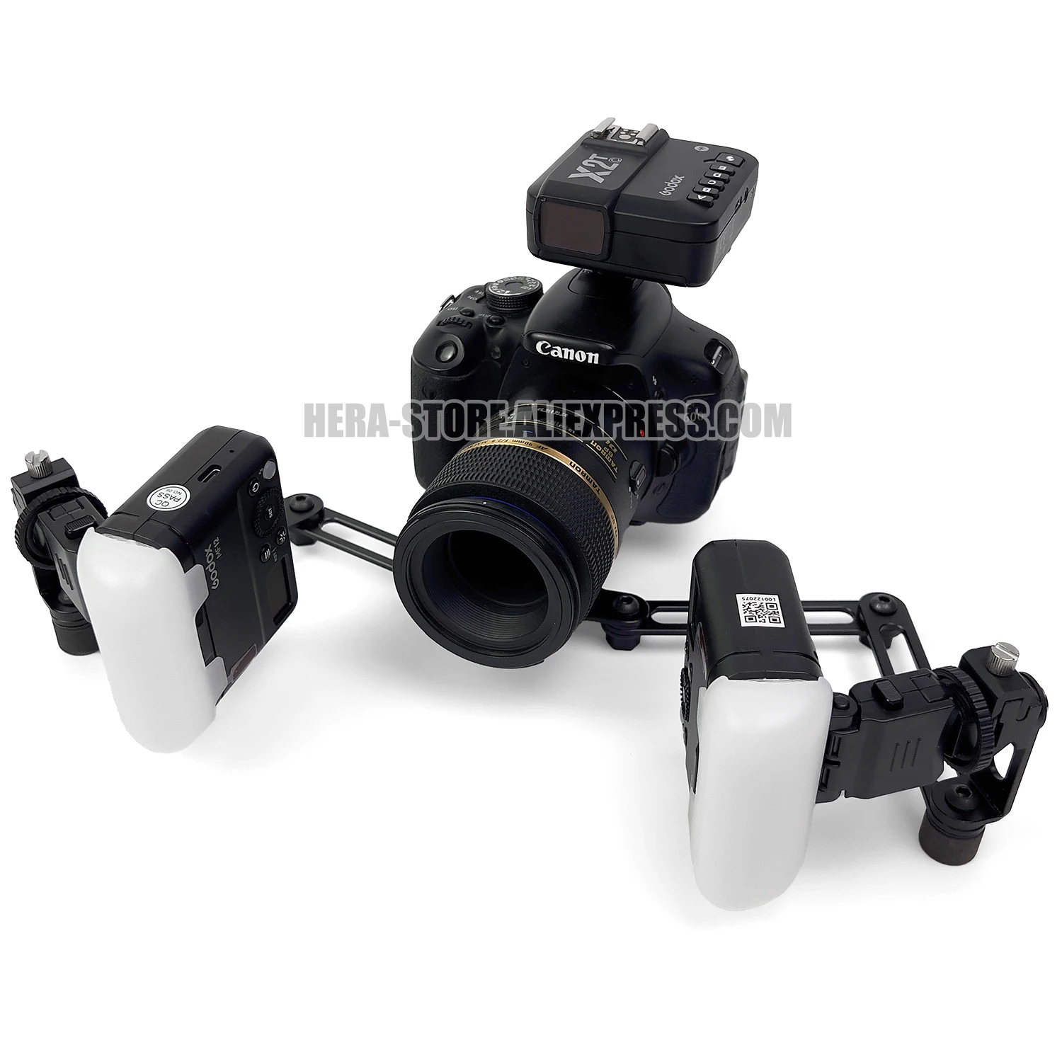 Godox MF12 Orale Makro-Fotohalterung, Doppelkopf-Kaltschuh-Blitzring für Zähne, ästhetisch, vollständiger Gebiss, maxillofacial-Fotografie – Detail 9