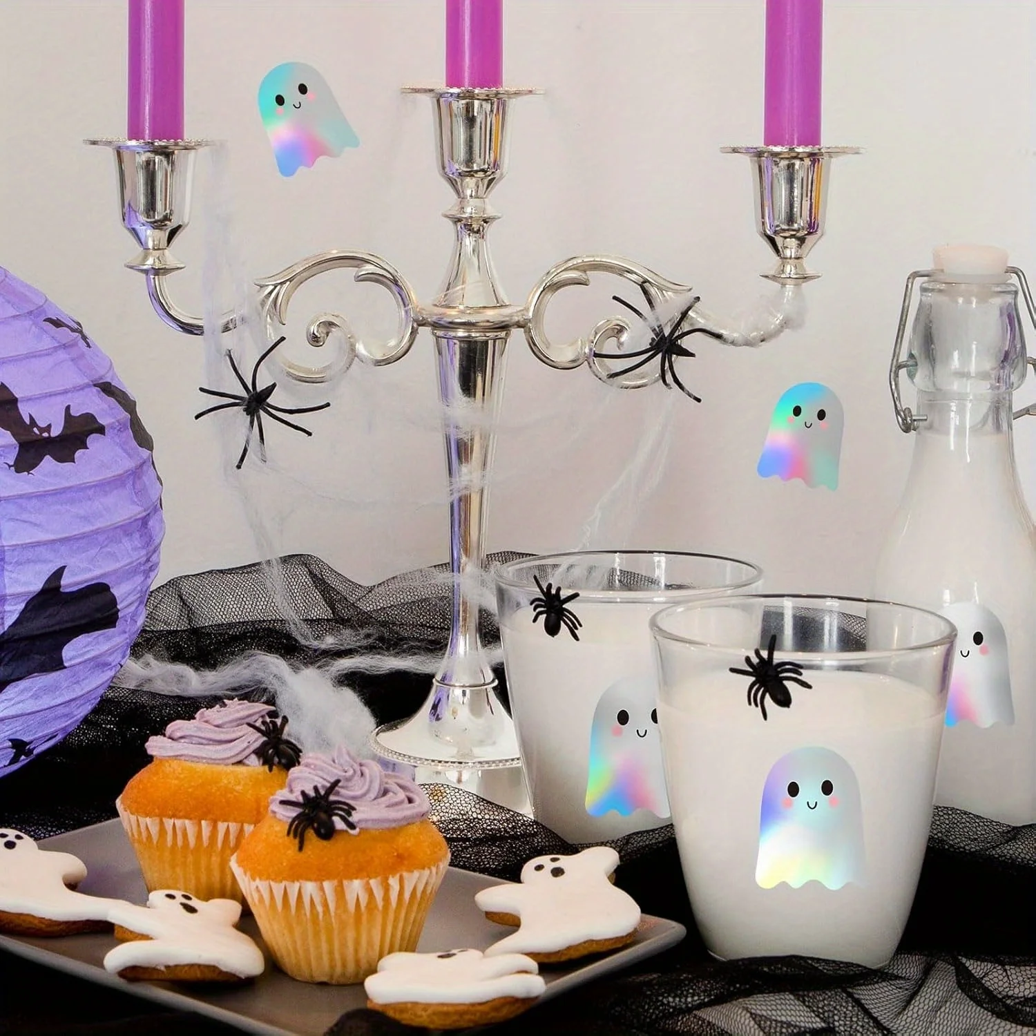 500pcs Cute Pumpkin Halloween Stickers Party Halloween Gift Wrapping Label Scrapbook Cartoon Rewards Stationery Stickers