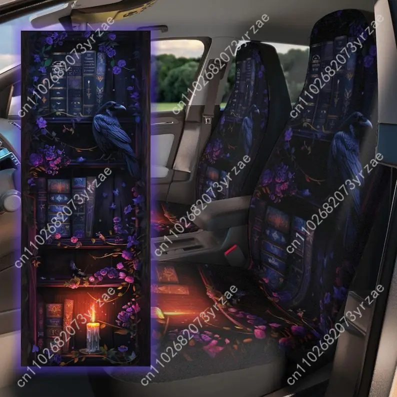

Gothic Dark Academia Car Seat Covers Universal Environmentally Friendly Interior Decorations Comfortable Breathable Seat Covers