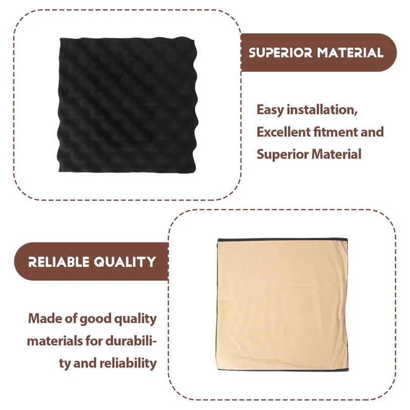 CGDS-Self Adhesive Acoustic Foam Panels Fireproof Soundproofing Treatment Wall Panel,Reduce Noise Foam For Studio,Etc