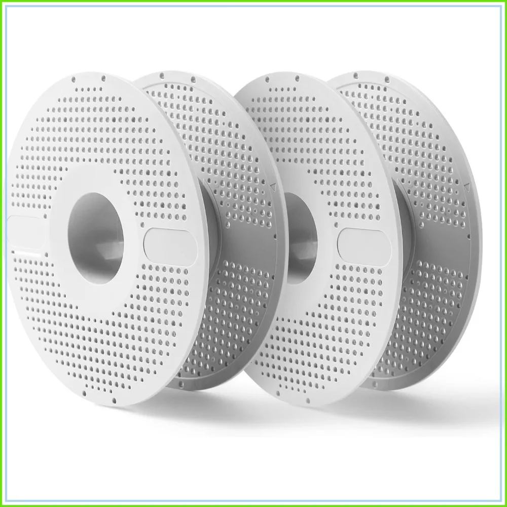 

Reusable Filament Spool for 3D Printer - Detachable Plastic Spool Holder Fits Most Spooless Filament, High Temperature Resistance 90°C, 2 Pack