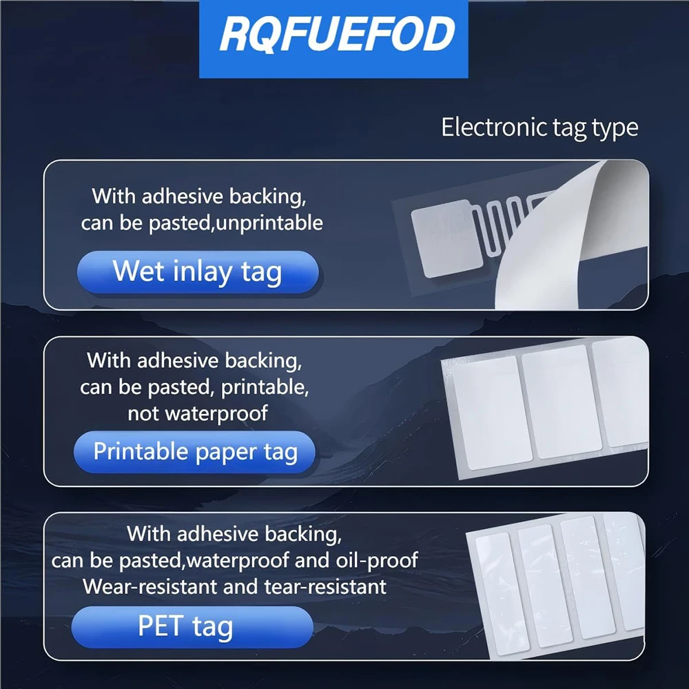 Ultra high frequency RFID tag 9662 long-distance passive alien H3 adhesive embedded tagable tag