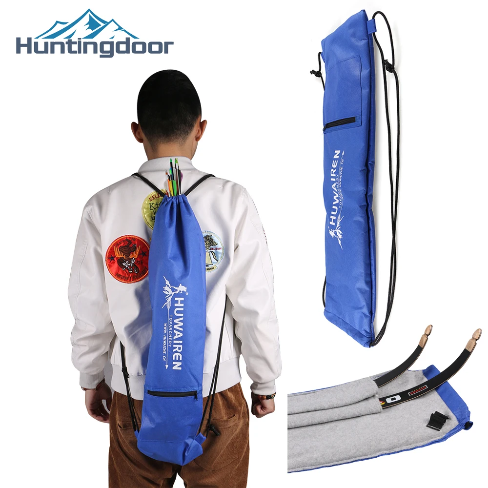 60x18cm Simple and Portable Bow and Arrow Bag Hunting Bow Shooting Outdoor Archery Equipment Accessory Nylon Bag