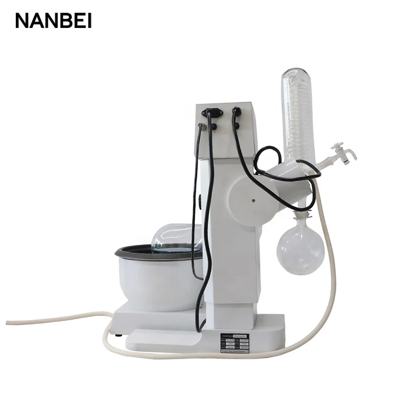 Lab Automatic Lifting Rotary Vacuum Evaporator 3L Brushless Motor Mini Rotary Evaporator