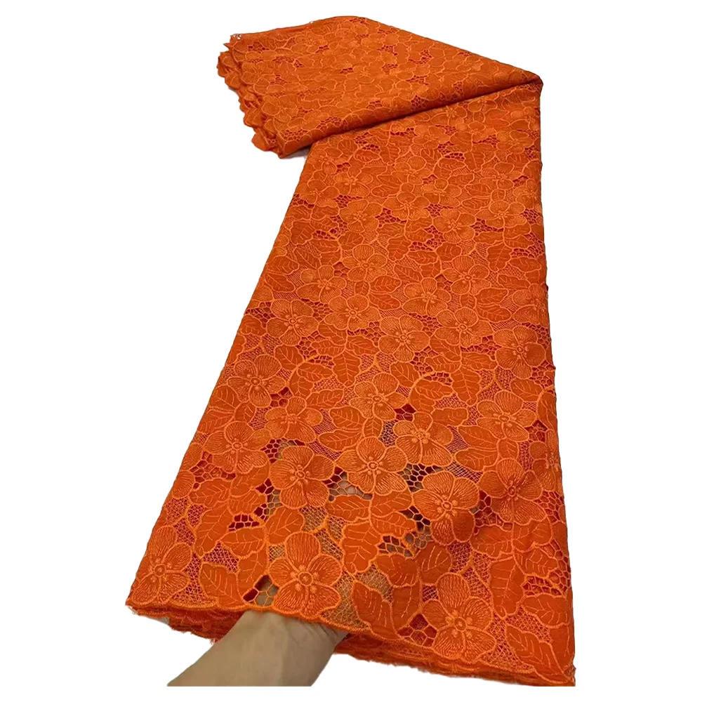 أنيقة أحدث الأنسجة صافي الدانتيل والتطريز النسيج خياطة لفستان الزفاف 5 ياردة النساء 2025 النيجيري الأفريقي للذوبان في الماء الدانتيل