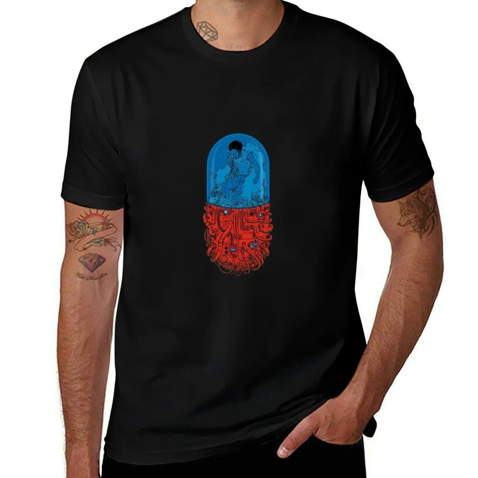 Akira Capsule Tetsuo T-Shirt Relaxed Casual Short Sleeve Tee T-Shirt