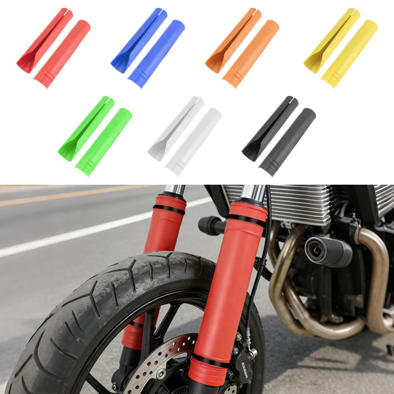 

Motorcycle Front Fork Plastic Guard protector Covers For Yamaha Kawasaki Honda BMW SUZUKI Pit Dirt Bike Benelli Shock Absorber