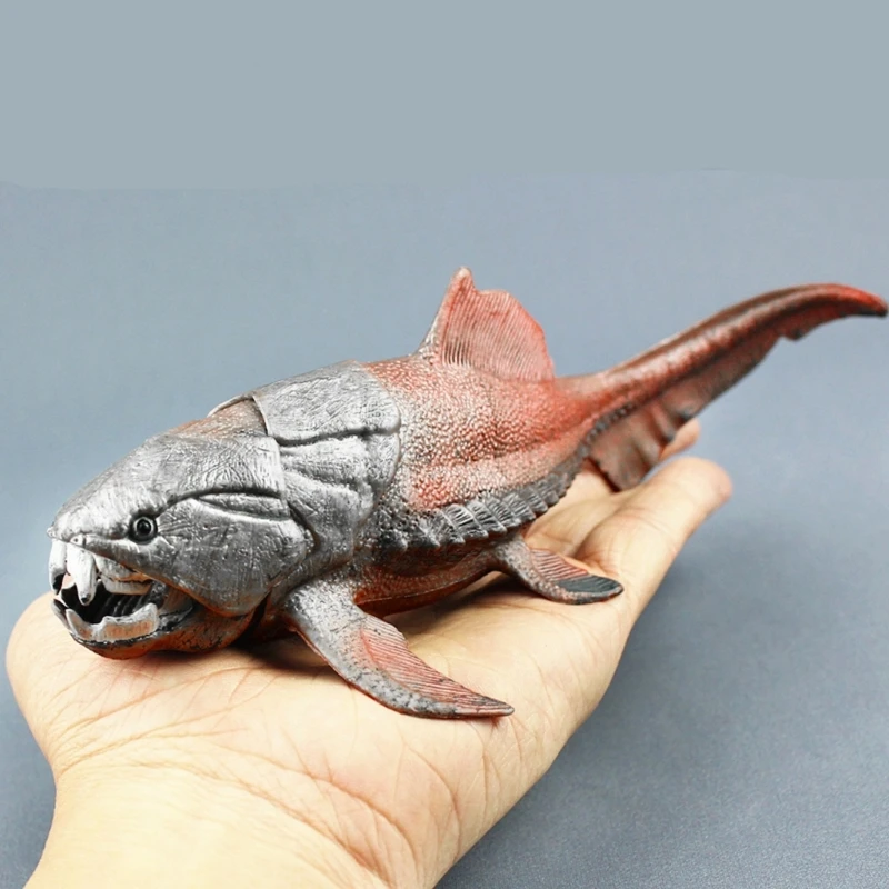 20cm Dinosaurs Model Toy Dunkleosteus Dinosaur Fish Decoration Action Figure 77HD