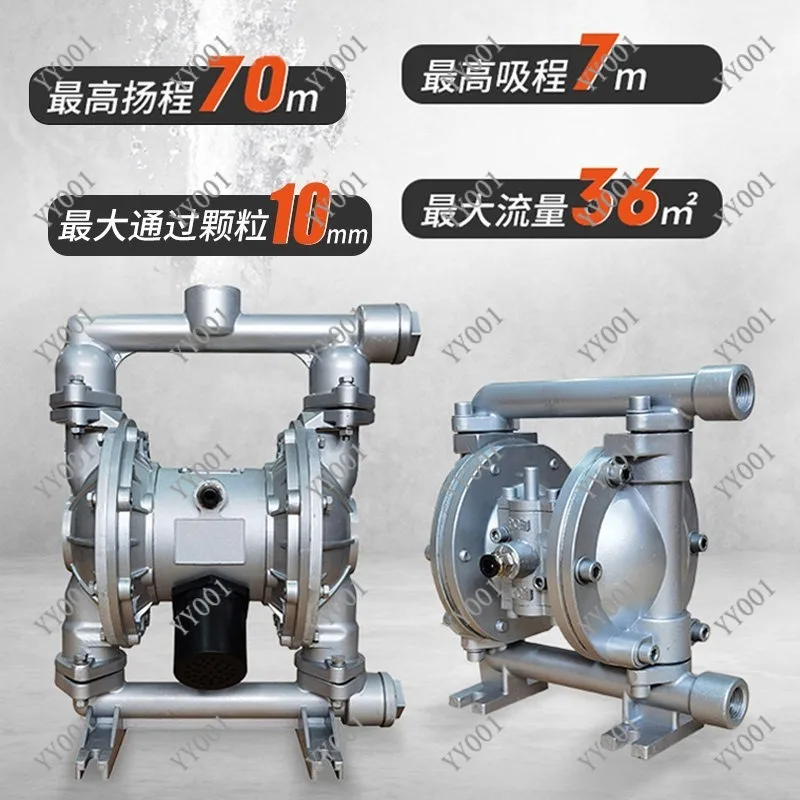 QBYK Pneumatic  Aluminum Alloy Corrosion Resistant for Mining Marine Wastewater Glue Transfer