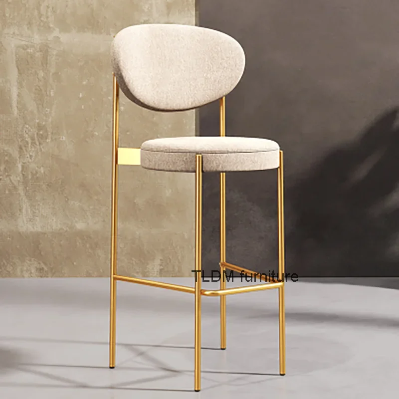 

Metal Kitchen Chairs Bar Modern Design Home High Chair Nordic Style Kitchen Sillas Para Comedor Luxury Furniture