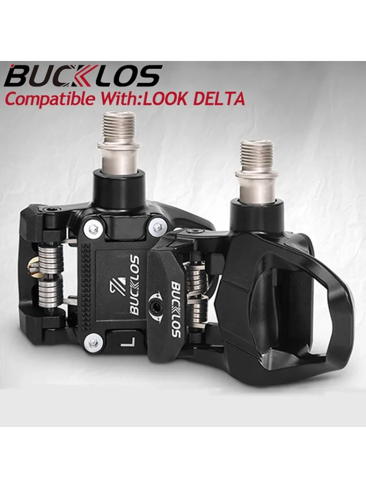 AliExpress BUCKLOS Road Bike Pedal for LOOK DELTA System Road Bicycle Self-locking Pedal Ultralight Bike Clipless Pedals for DELTA