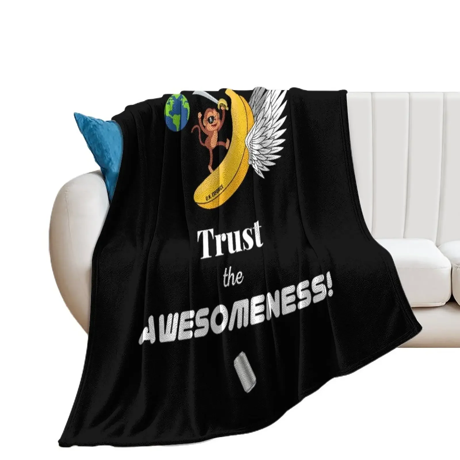 

Trust The Awesomeness! - Expeditionary Force - Skippy.Essential Throw Blanket Cute Designers Multi-Purpose Blankets