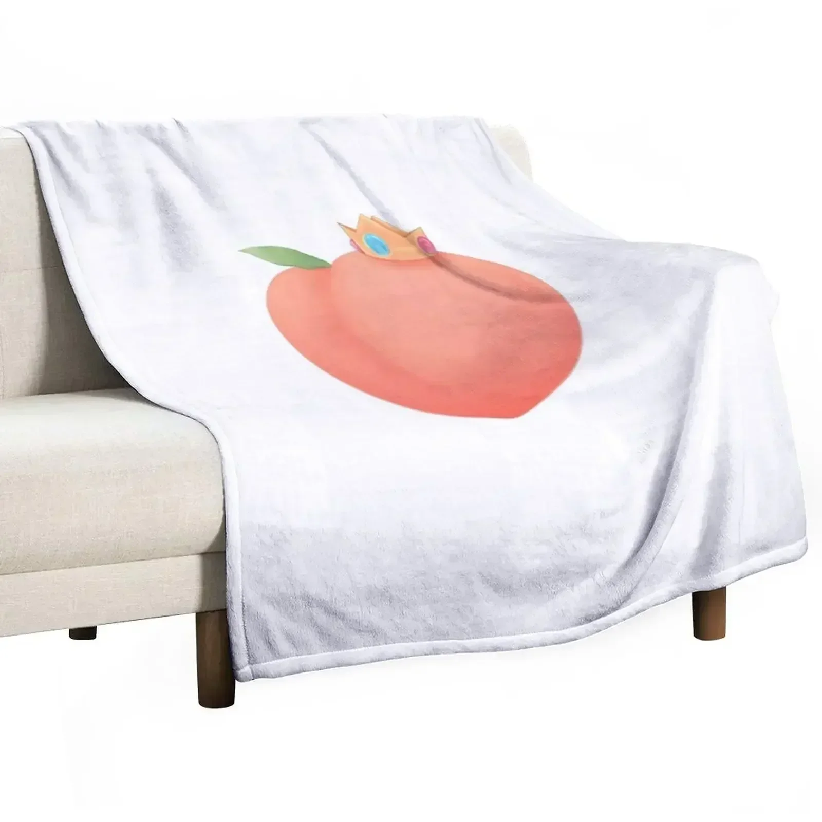 Princess, Peach, or Both? Throw Blanket Lightweight Warm Blanket for Indoor Outdoor Use