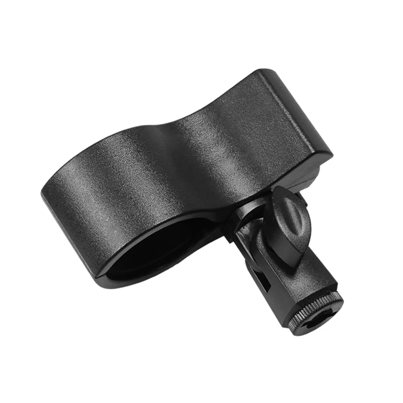 Universal Large Microphone Handhold Clip Clamp Holder With 3/8 Adapter For 3-6CM Mic Stand