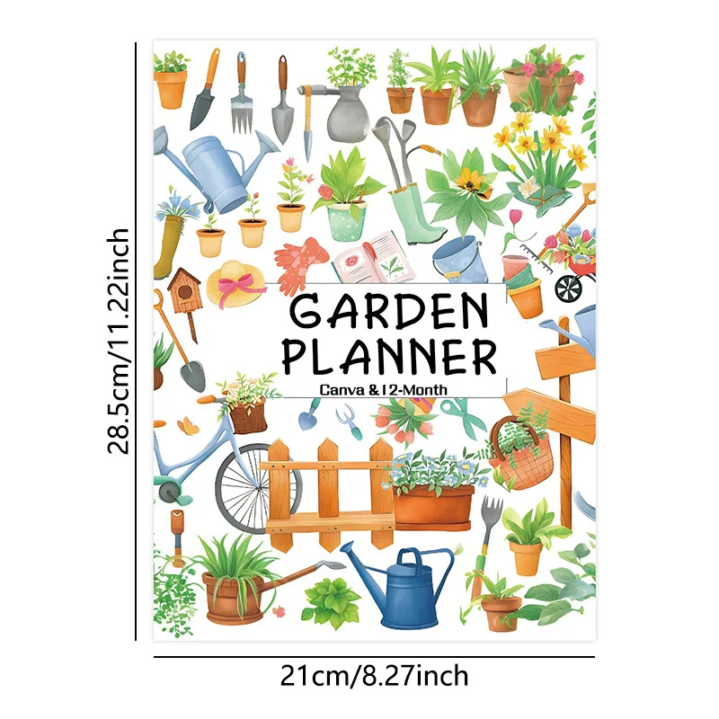 Garden Plant Diary This Plant Care Watering Time Plan This Colorful Garden Planner