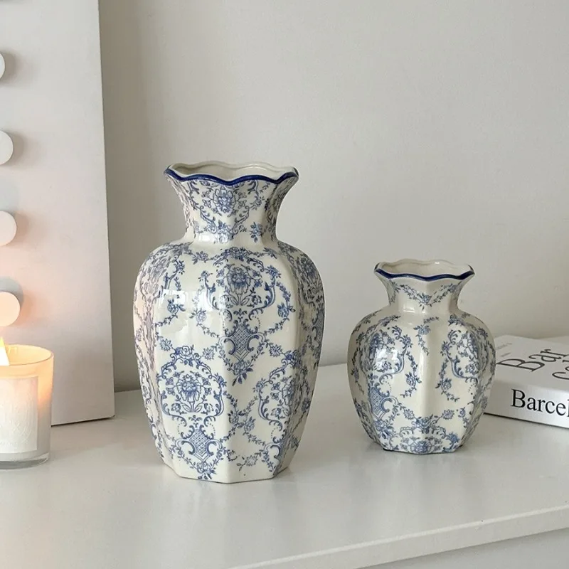 

Ceramics Vases Elegant Flowers Vase Tables Dried Flowers Arrangements Decoration Vase Luxury Interior Antiques Flowers Bottle