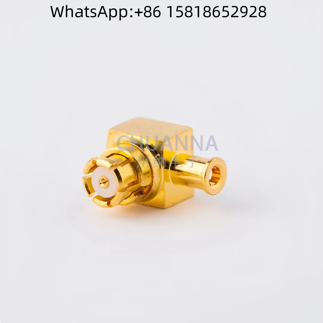 1pcs SMP-KW2 small blind mate right-angle nut head SMP-KW1.13 RF connector crimp RF1.13 cable female connector