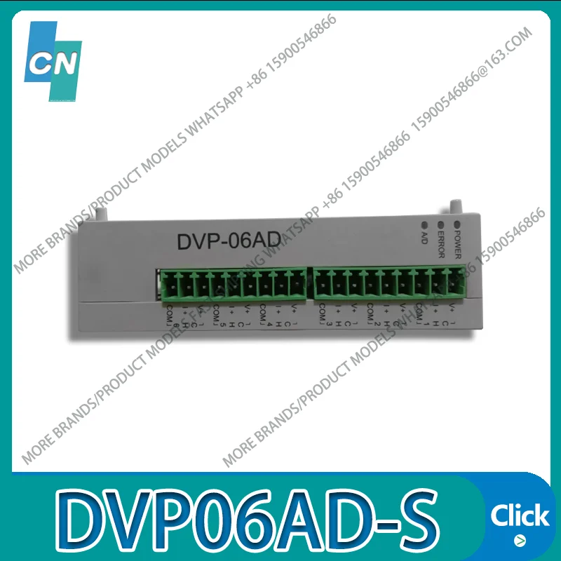 

DVP06AD-S PLC Module Second-hand Original appearance intact Functional tested ok Fast Shipping