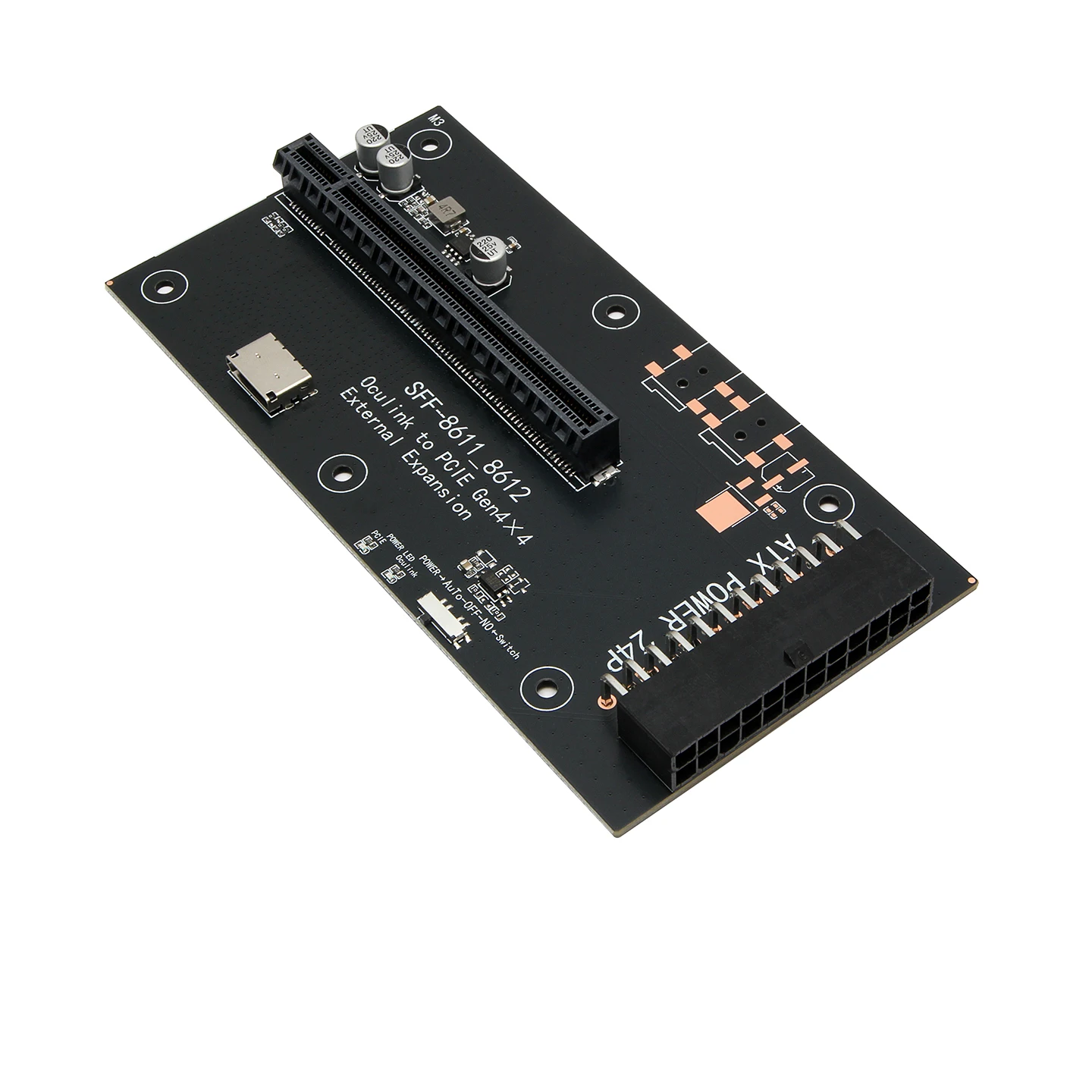 PCI Express Convert Card PCI-E 1X to 12+16 Pin 2013-2017 Mac Pro Air SSD Convert Card for A1493 A1502 A1465 A1466