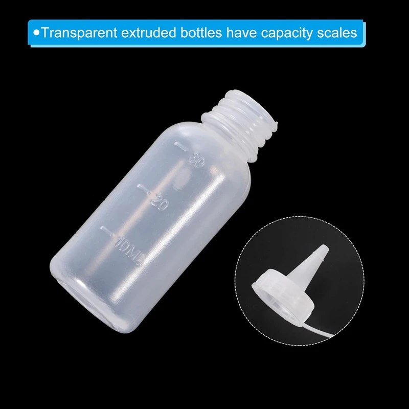 1 Oz Precision Applicator Bottles, 4Pcs 30Ml Needle Tip Squeeze Bottle Small Squeeze Bottles Mini Needle Bottle