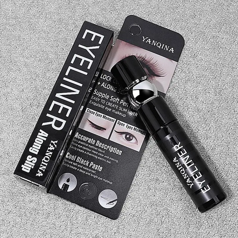 Eyeliner liquido nero opaco impermeabile trucco coreano per le donne Eyeliner liscio ad asciugatura rapida Long Last Lower Eyelash Pen Cosmetics