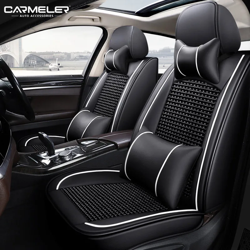 5d Automotive Vehicle Cushion Cover Cars Universal Fit Set Auto Leather Car Seat Covers