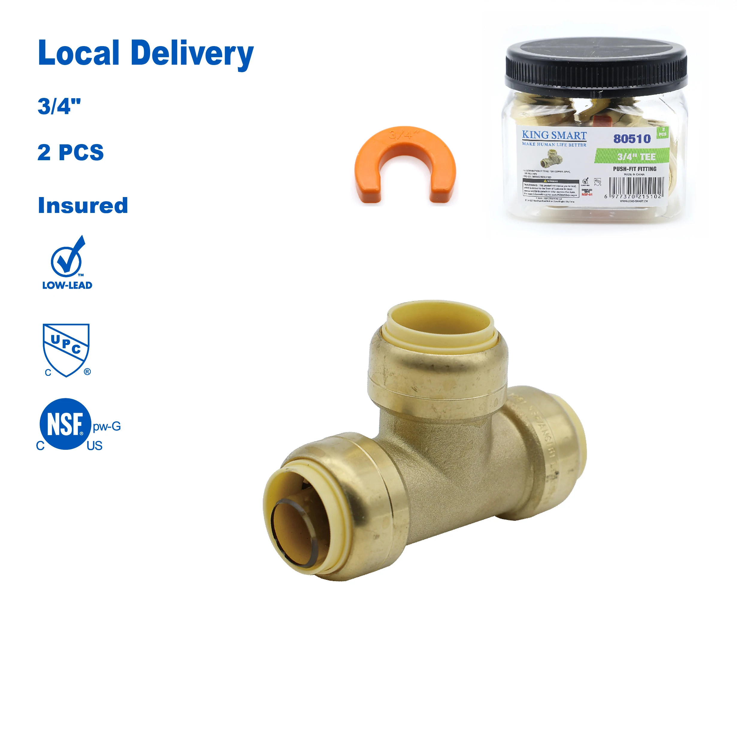 King Smart 3/4" Pus…