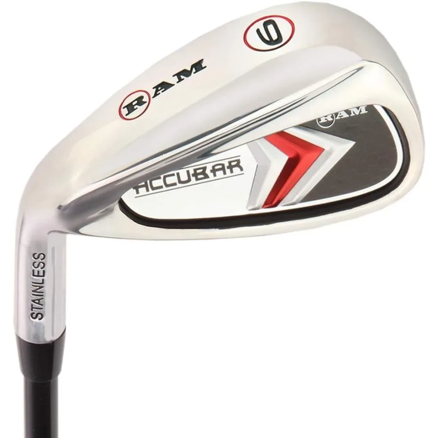 مجموعة حديد نوادي اليد اليسرى للرجال من Golf Accubar 6-7-8-9-PW مع هجين 24 و27 للاعبين في اليد اليمنى مكاوي عالية الأداء واي فاي