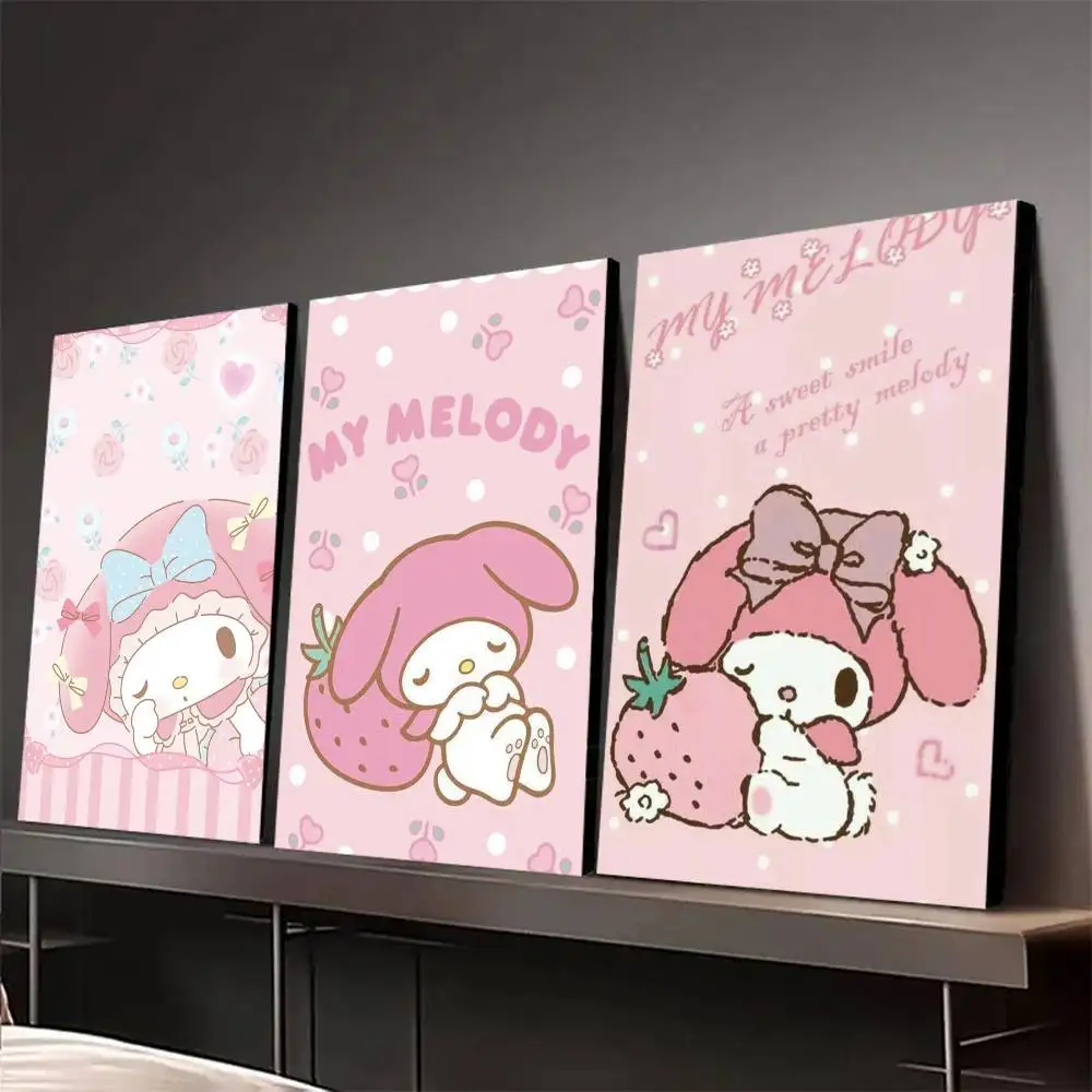My Melody Sanrio Diamantmalerei Niedliches Handgemachtes Kunstgeschenk Cartoon Diamant Heimdekoration