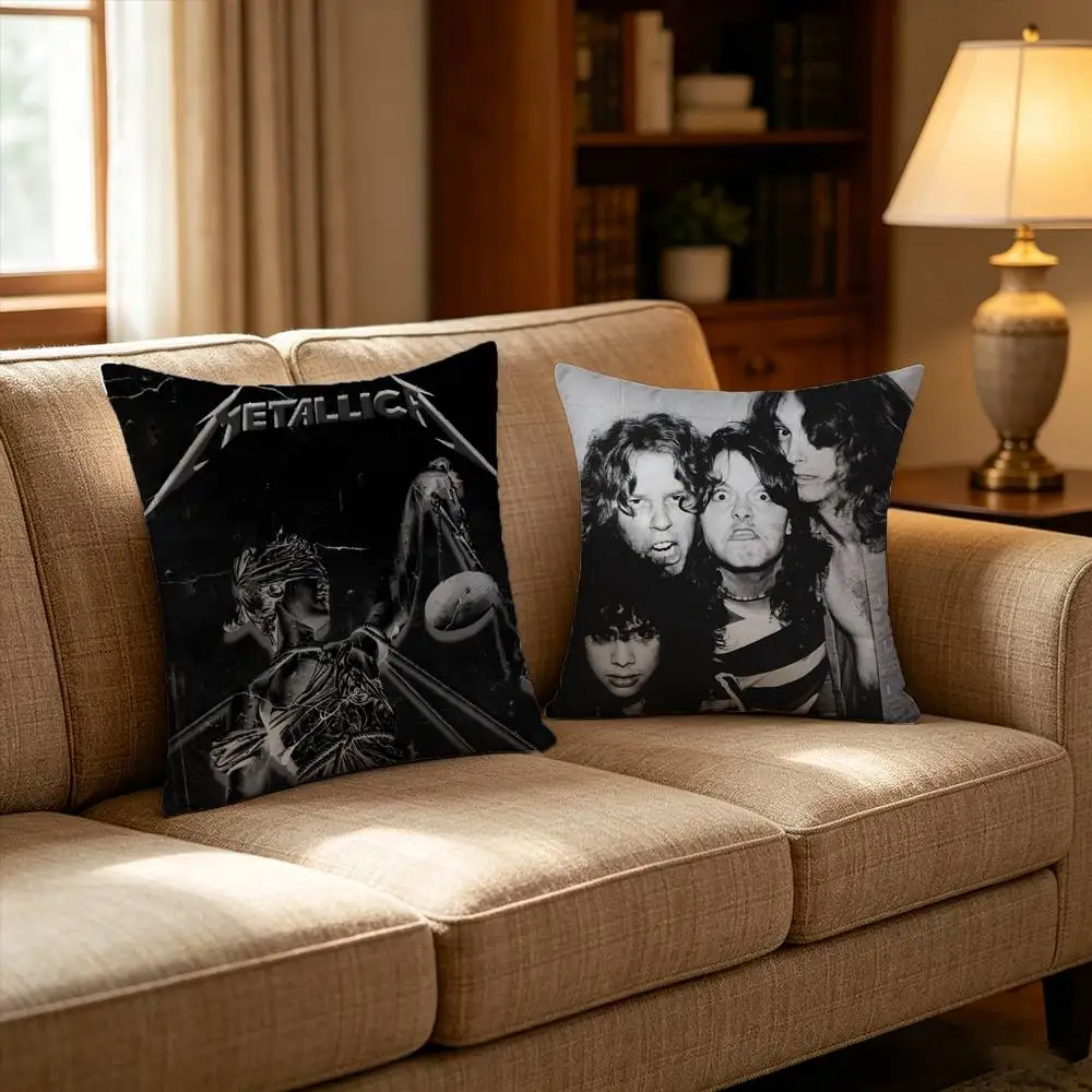 

Seasons 72 M-MetallicaS Pillow Case Pattern Printed Pillowcase For Living Room Sofa Cushion Cover