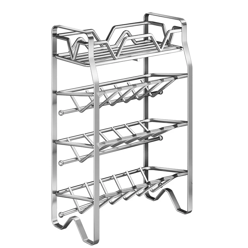 Stainless steel  racks, kitchen  racks, countertop floor storage racks, multifunctional seasoning  racks
